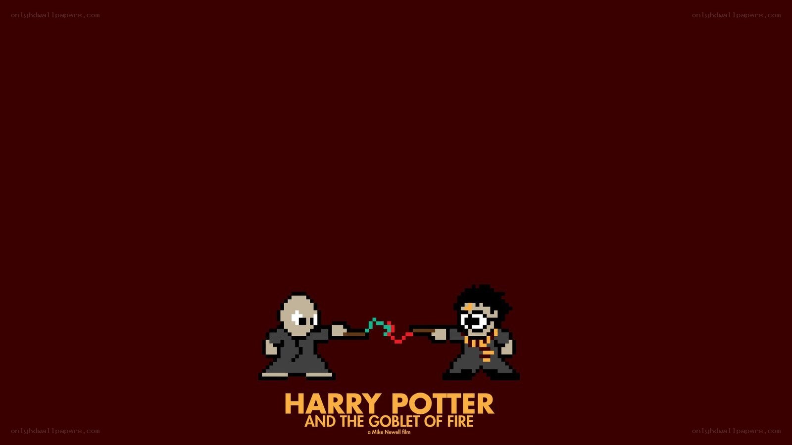 Harry Potter pixel art poster