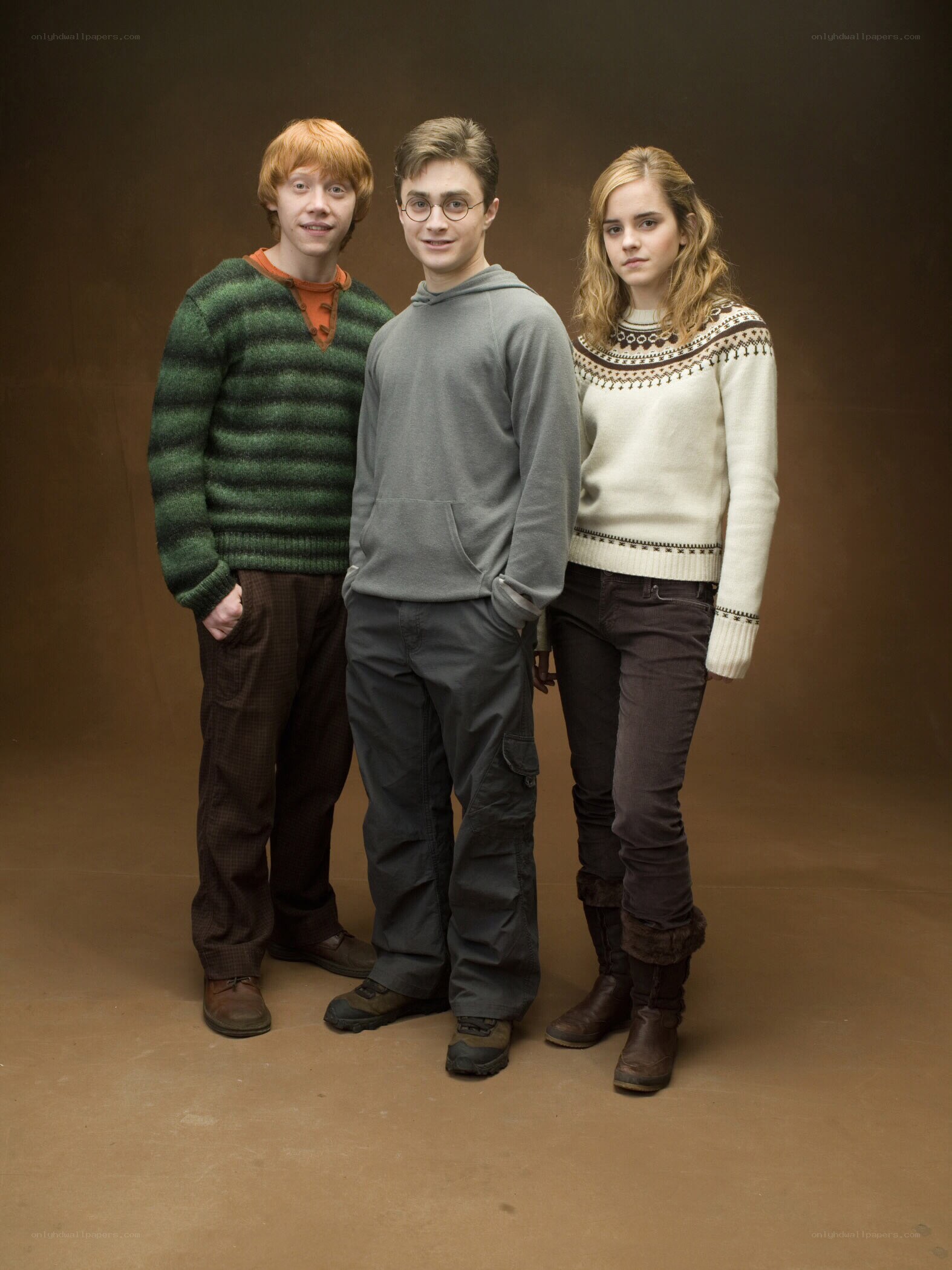 Harry Potter trio portrait