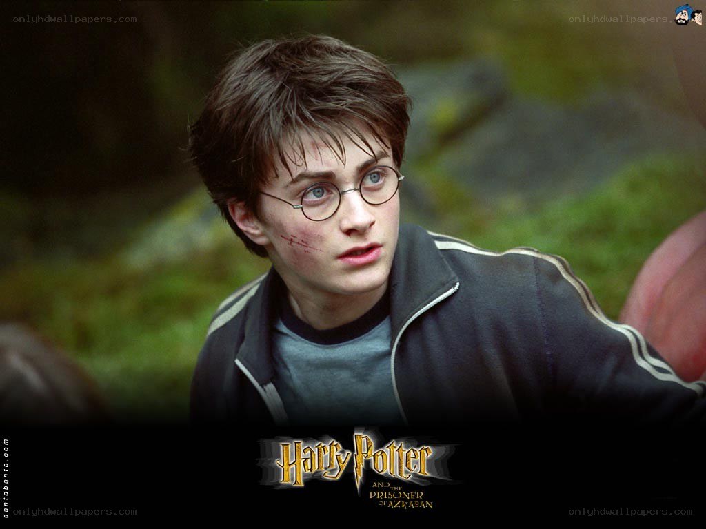 Harry Potter with a cut