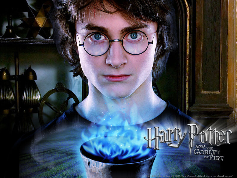 Harry Potter with Blue Flame
