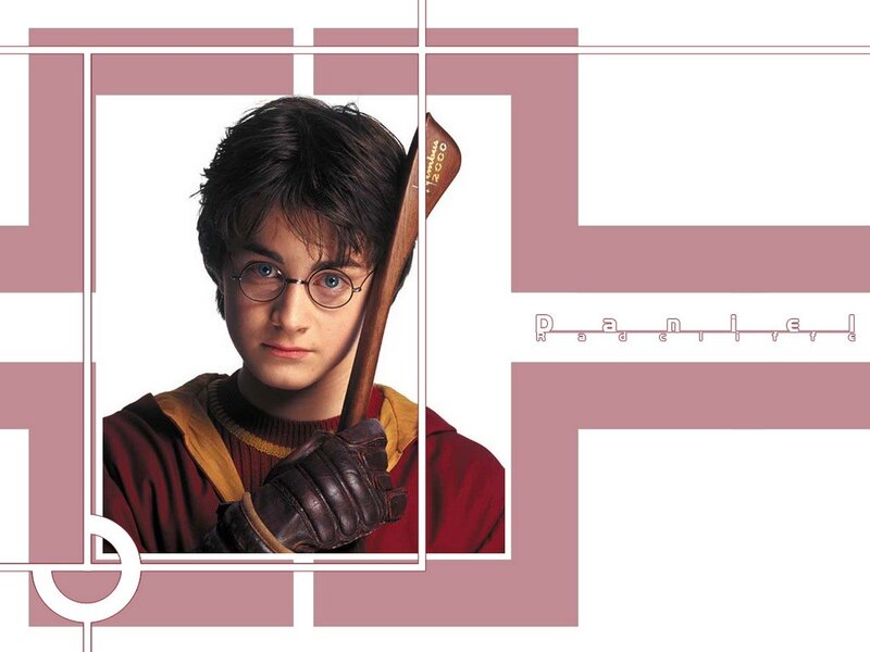 Harry Potter with broomstick