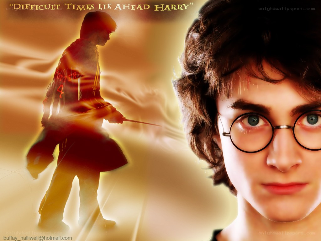 Harry Potter with wand