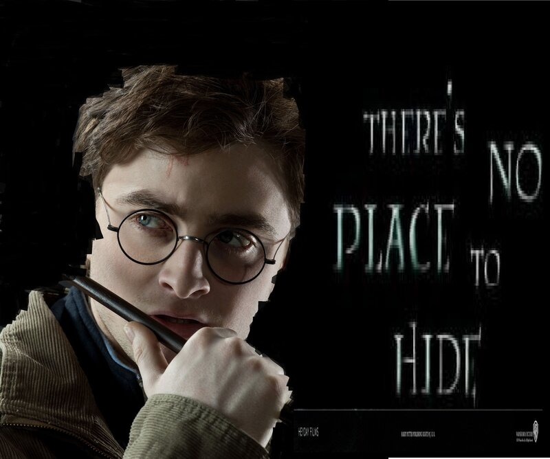 Harry Potter with wand