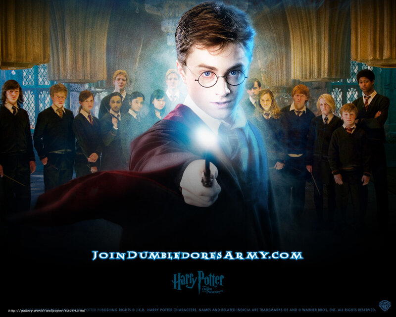 Harry Potter with Wand — Blue, Dramatic