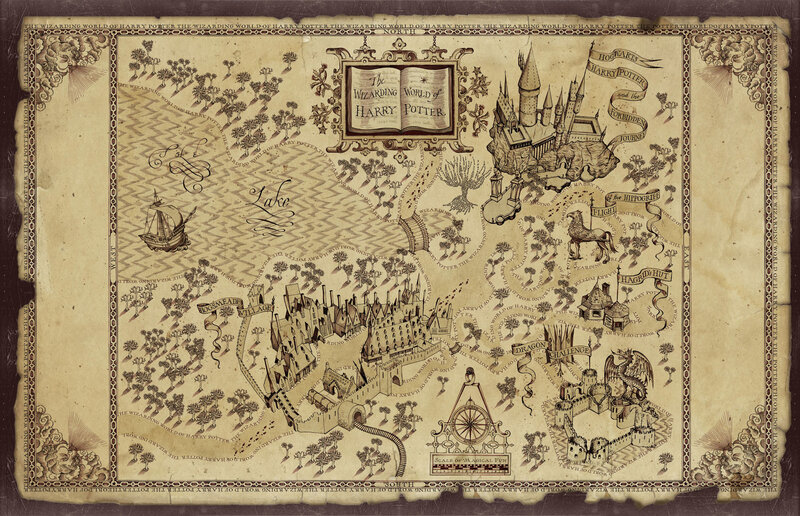 Harry Potter world map