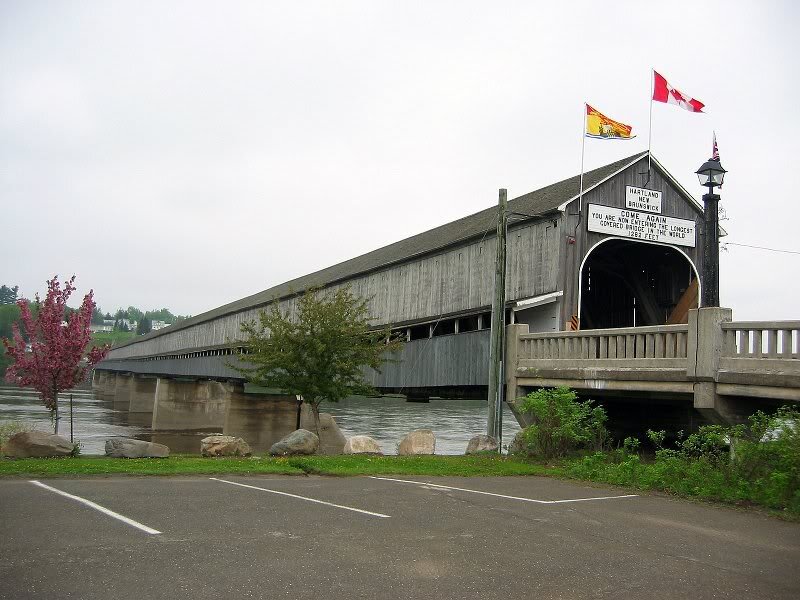 Hartland Covered Bridge — Gray