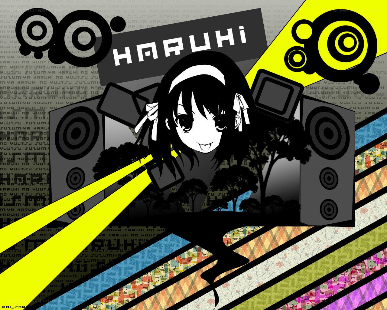 Haruhi anime character art