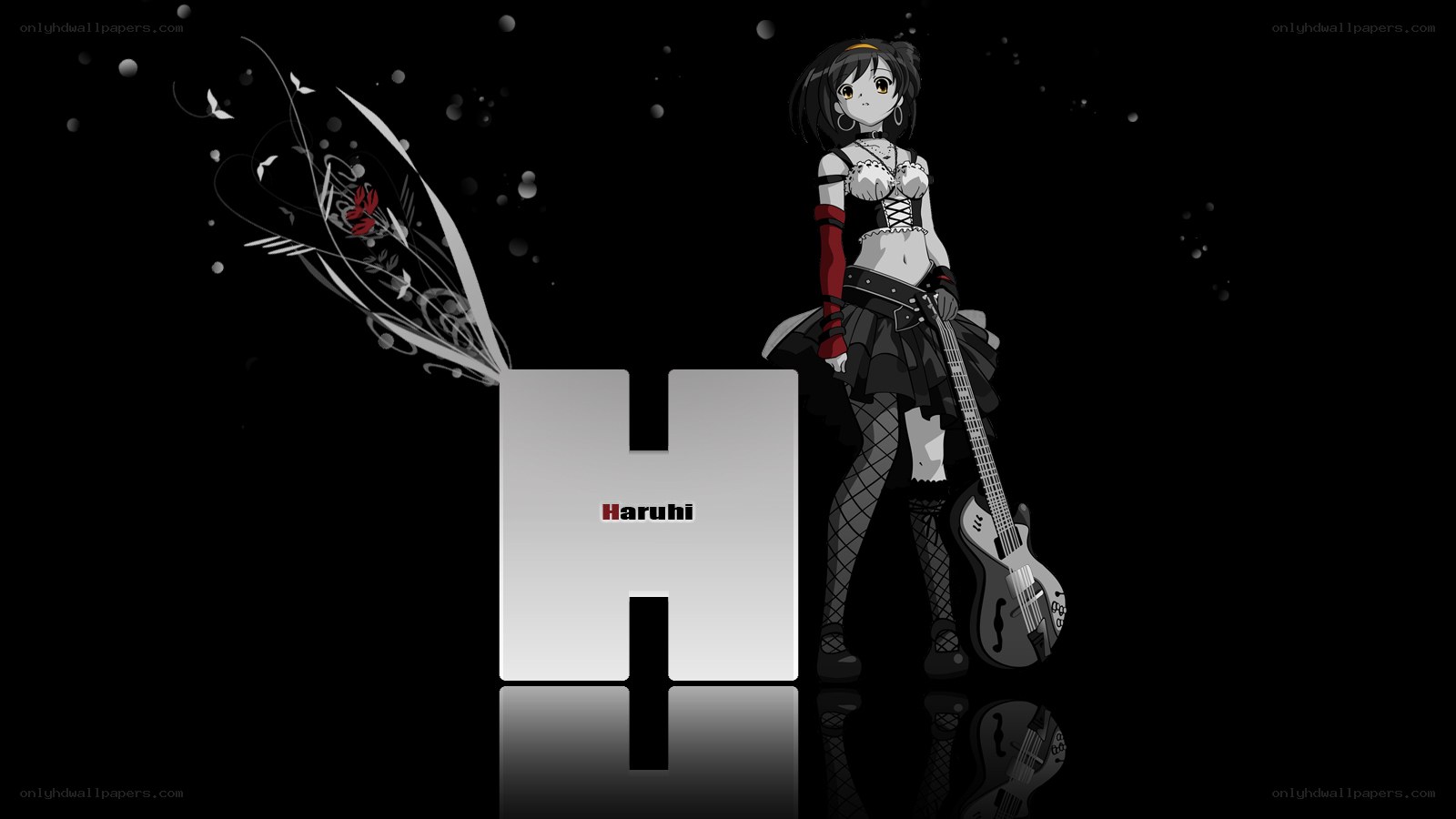 Haruhi anime character wallpaper