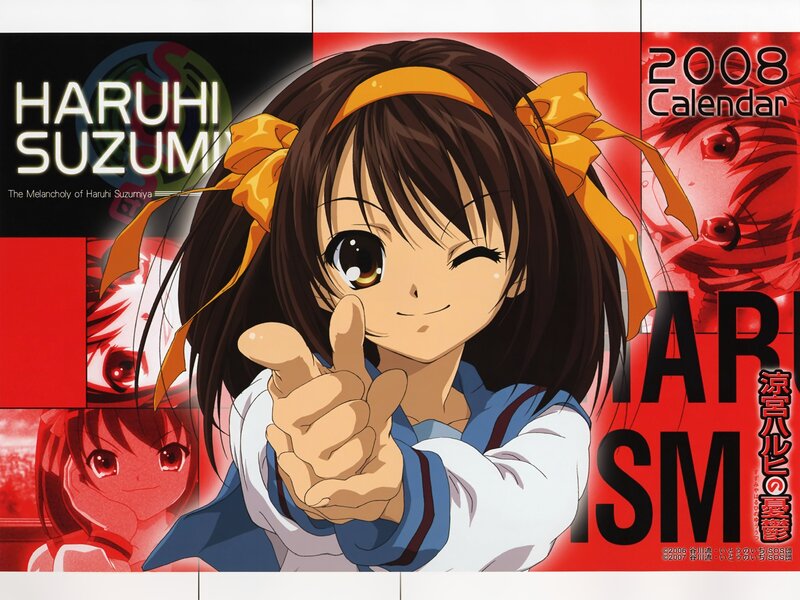 Haruhi Suzumiya 2008 Calendar