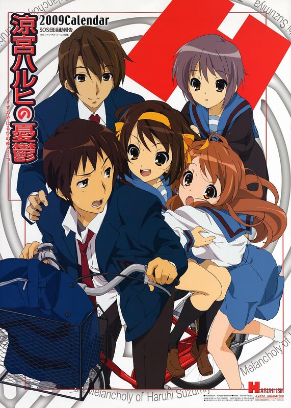 Haruhi Suzumiya 2009 Calendar