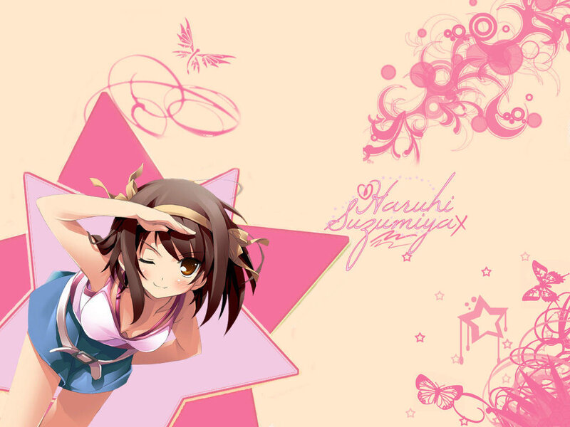 Haruhi Suzumiya anime art