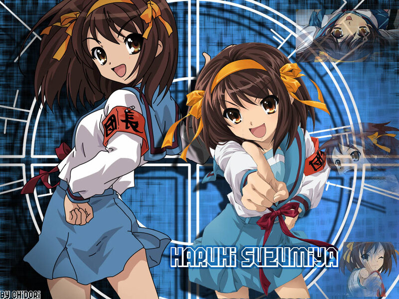 Haruhi Suzumiya anime art