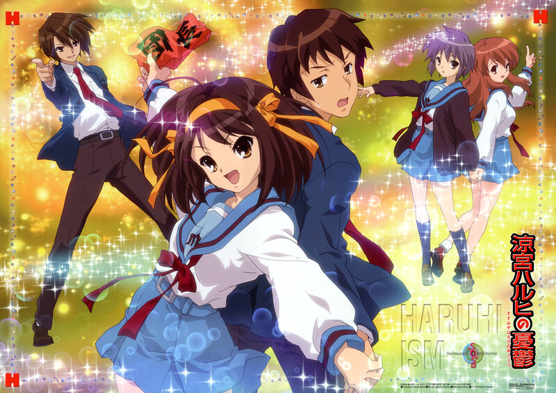 Haruhi Suzumiya anime characters