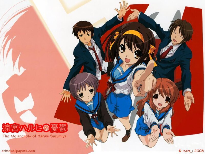 Haruhi Suzumiya anime characters