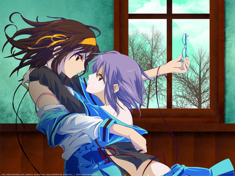 Haruhi Suzumiya anime scene