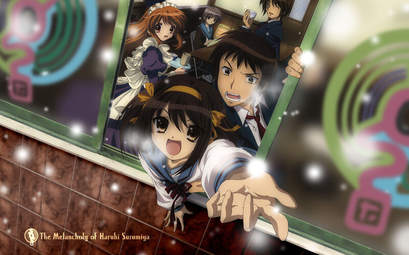 Haruhi Suzumiya anime scene