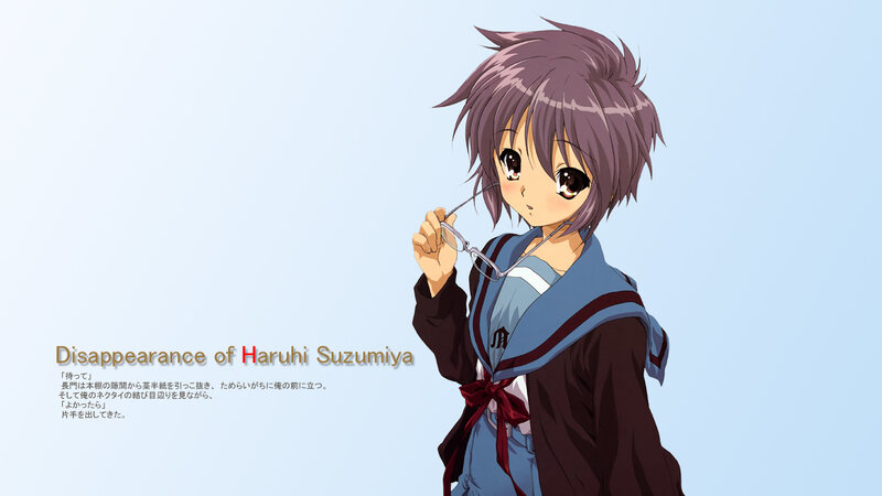 Haruhi Suzumiya character art