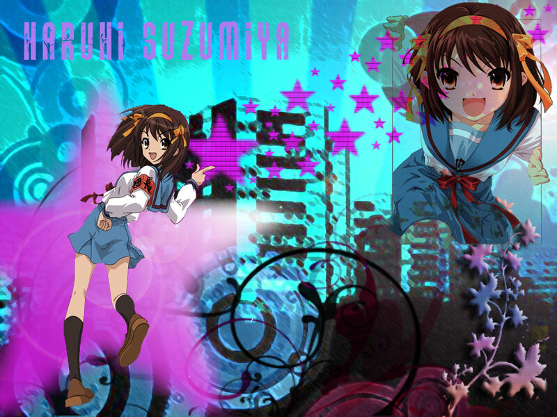Haruhi Suzumiya character art