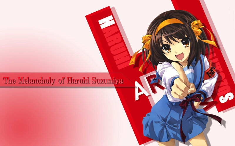 Haruhi Suzumiya character art