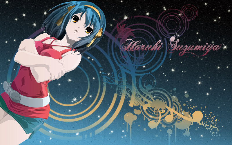 Haruhi Suzumiya character art