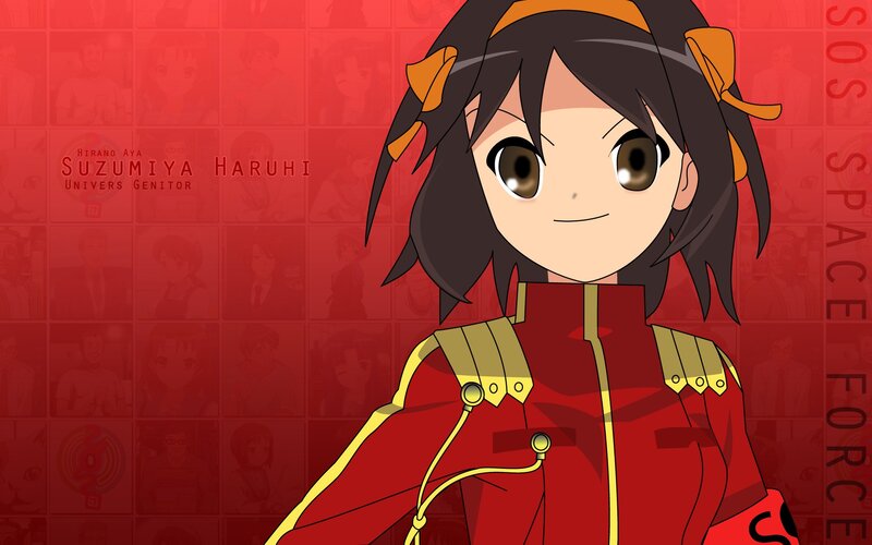Haruhi Suzumiya character art