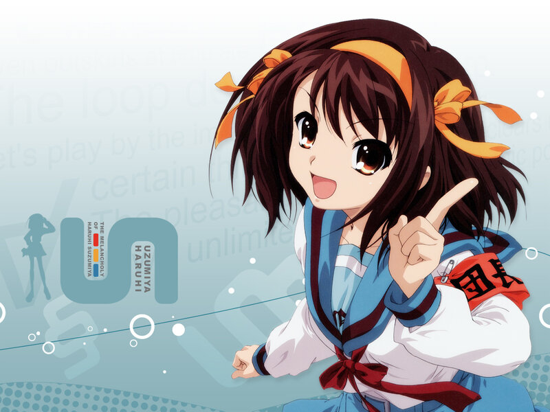 Haruhi Suzumiya character art