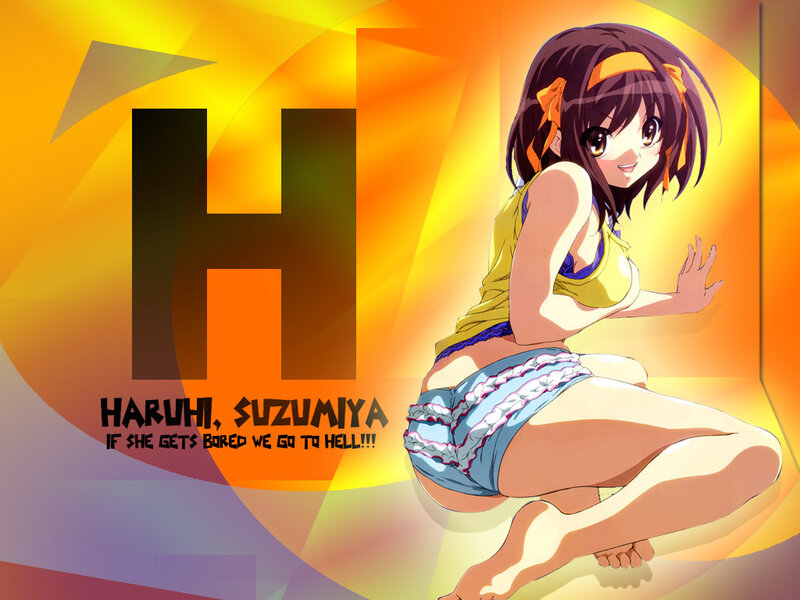 Haruhi Suzumiya character art