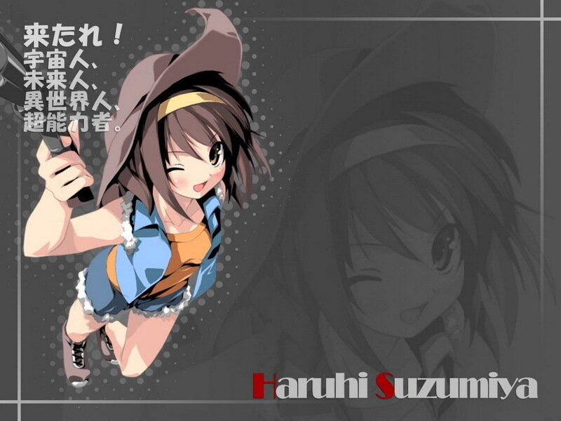 Haruhi Suzumiya character art