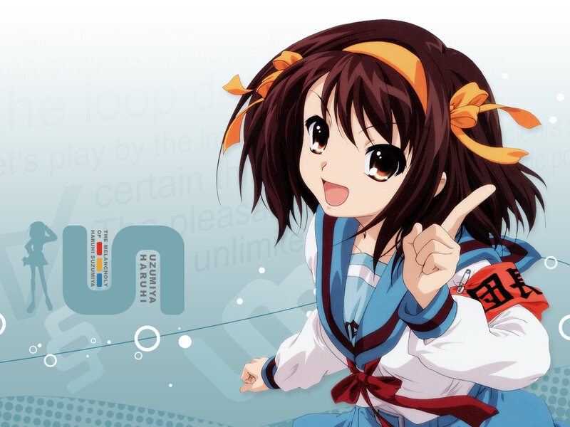 Haruhi Suzumiya character art
