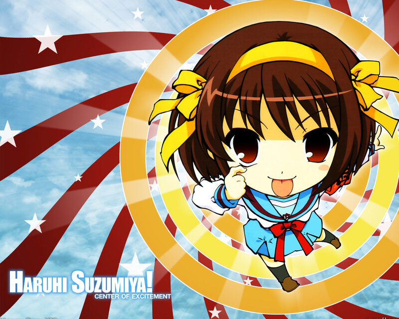 Haruhi Suzumiya chibi art