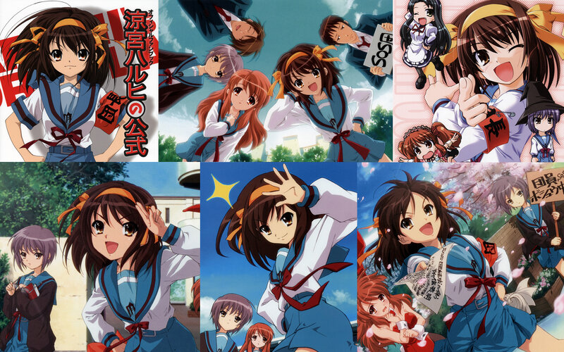 Haruhi Suzumiya collage