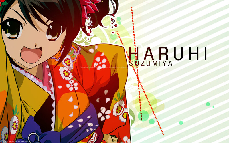 Haruhi Suzumiya in kimono
