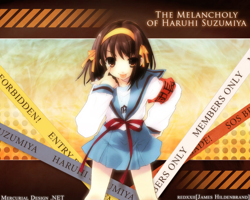 Haruhi Suzumiya in school uniform
