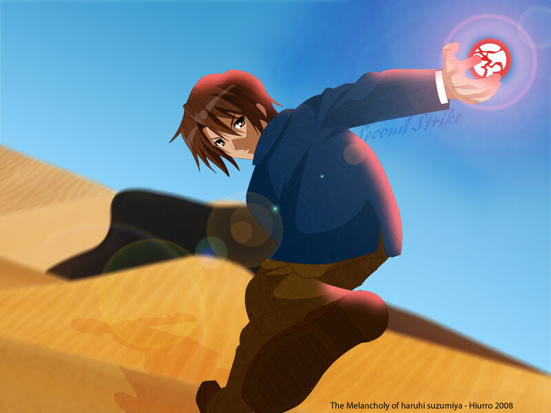 Haruhi Suzumiya in the desert