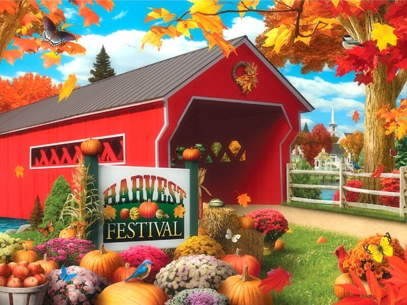 Harvest Festival Scene