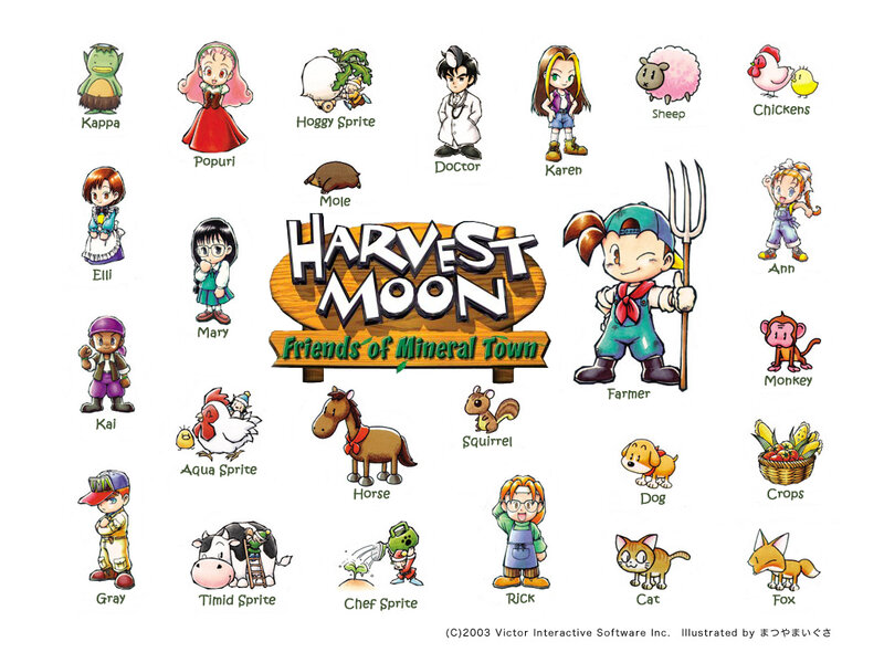 Harvest Moon characters