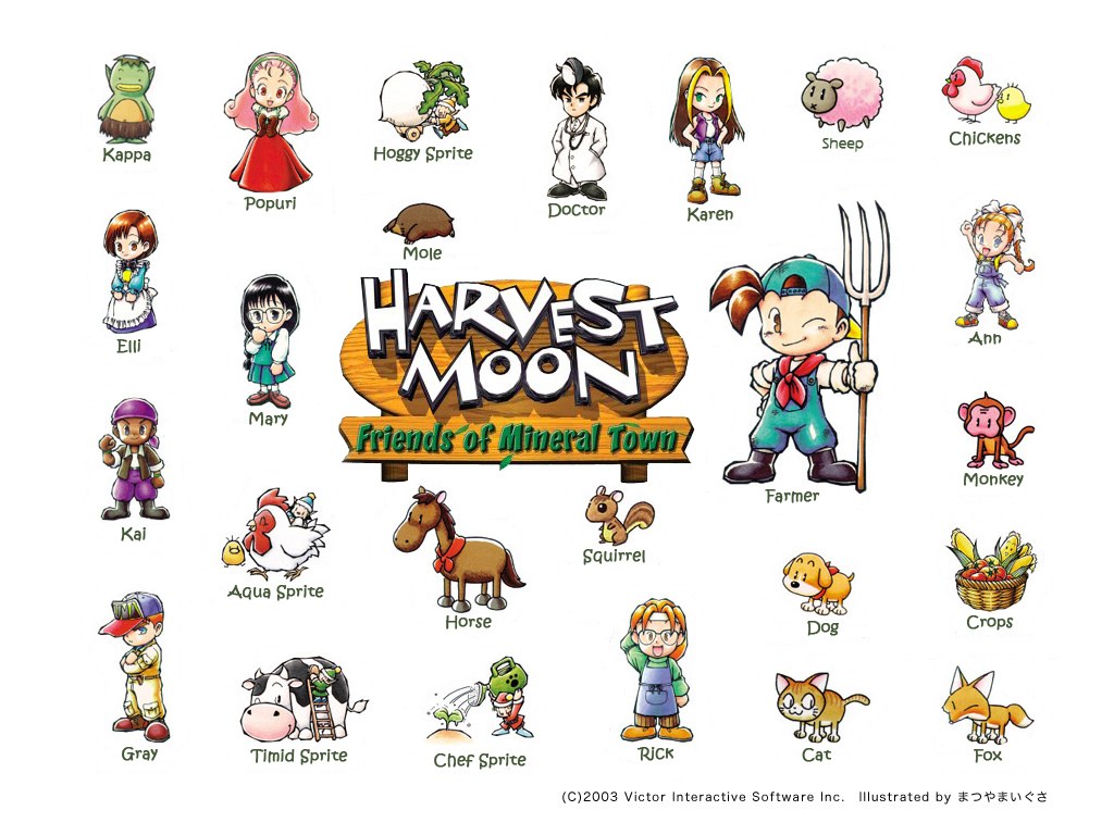 Harvest Moon characters