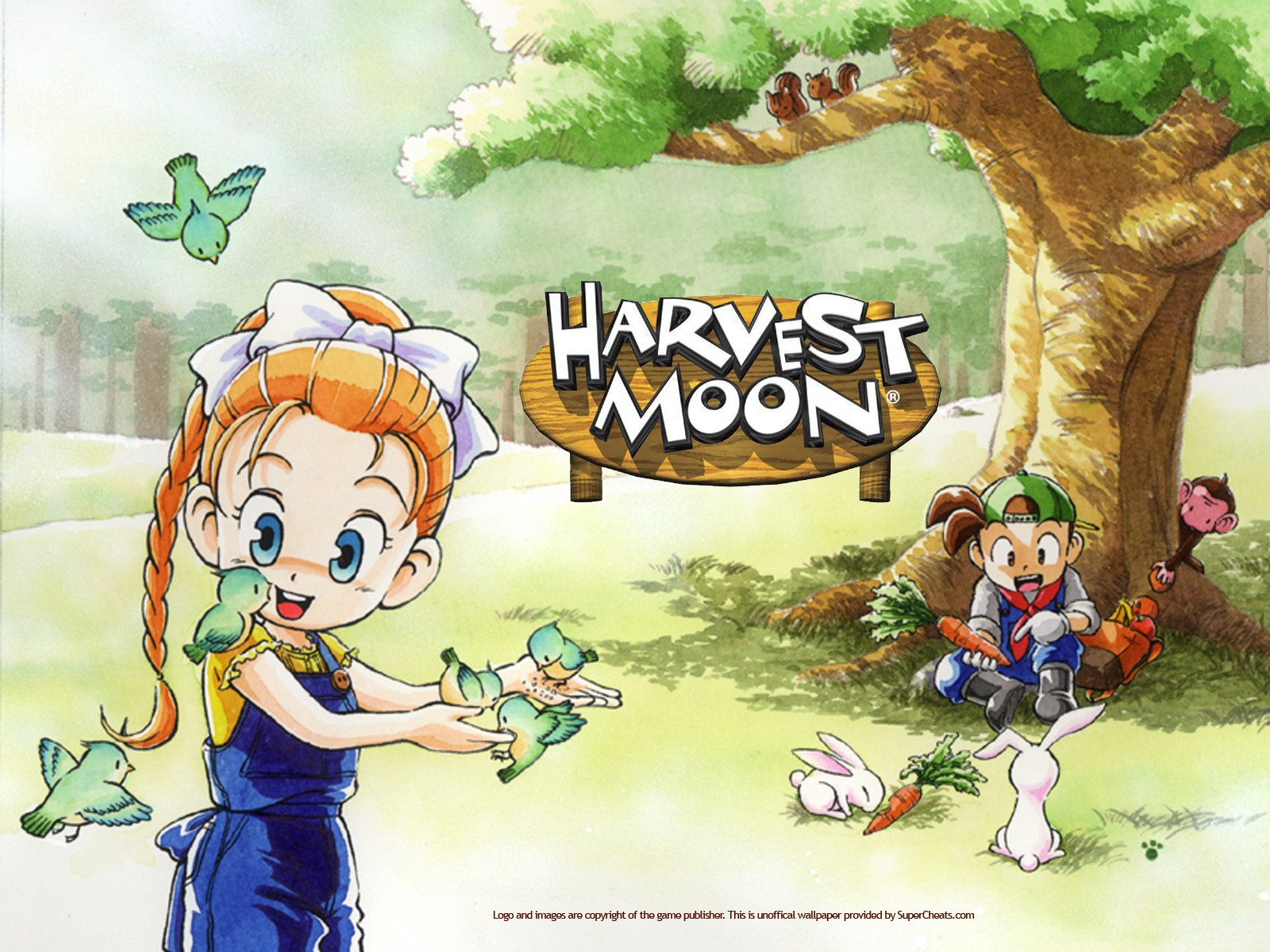 Harvest Moon game art