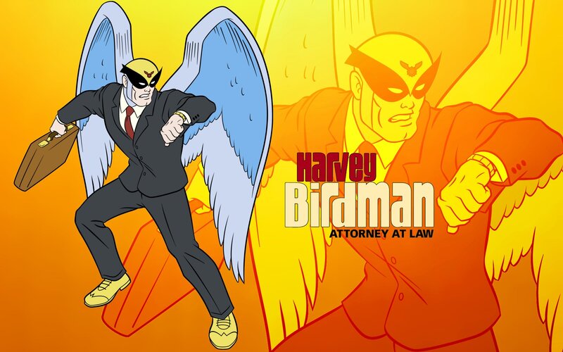 Harvey Birdman in Suit — Yellow, Dramatic