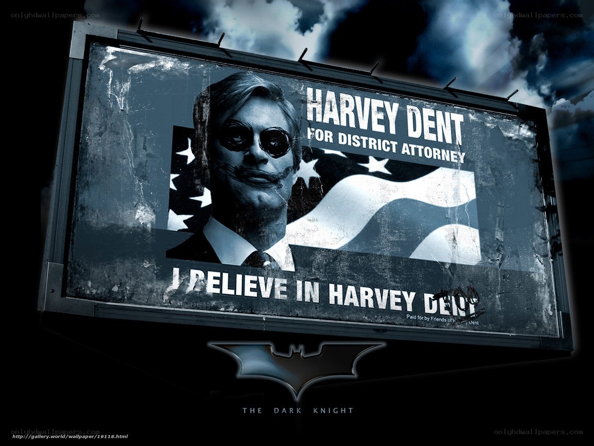 Harvey Dent campaign billboard