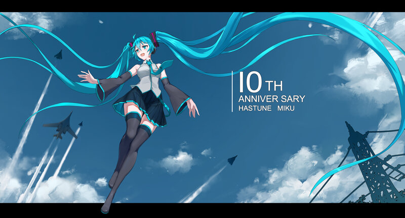 Hastune Miku in Sky