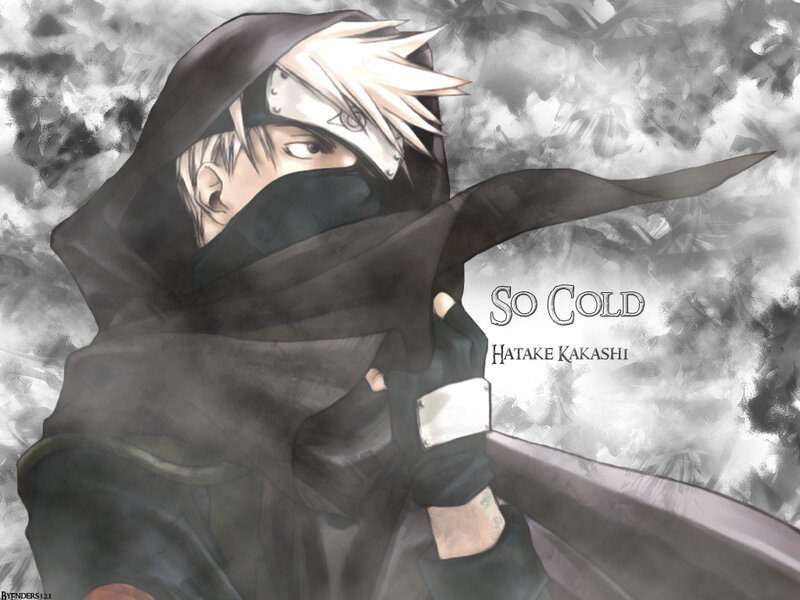 Hatake Kakashi in a cloak