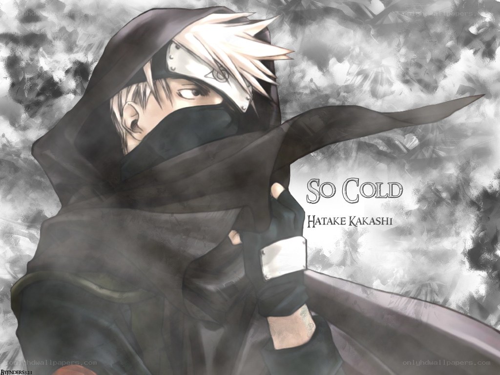 Hatake Kakashi in a cloak