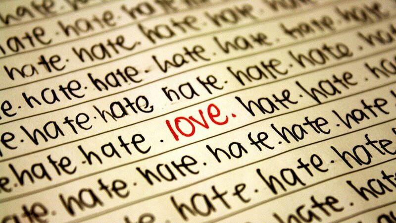 hate vs love words