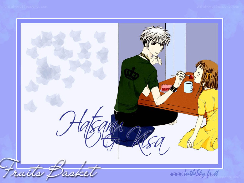 Hatsuharu and Kisa sharing dessert
