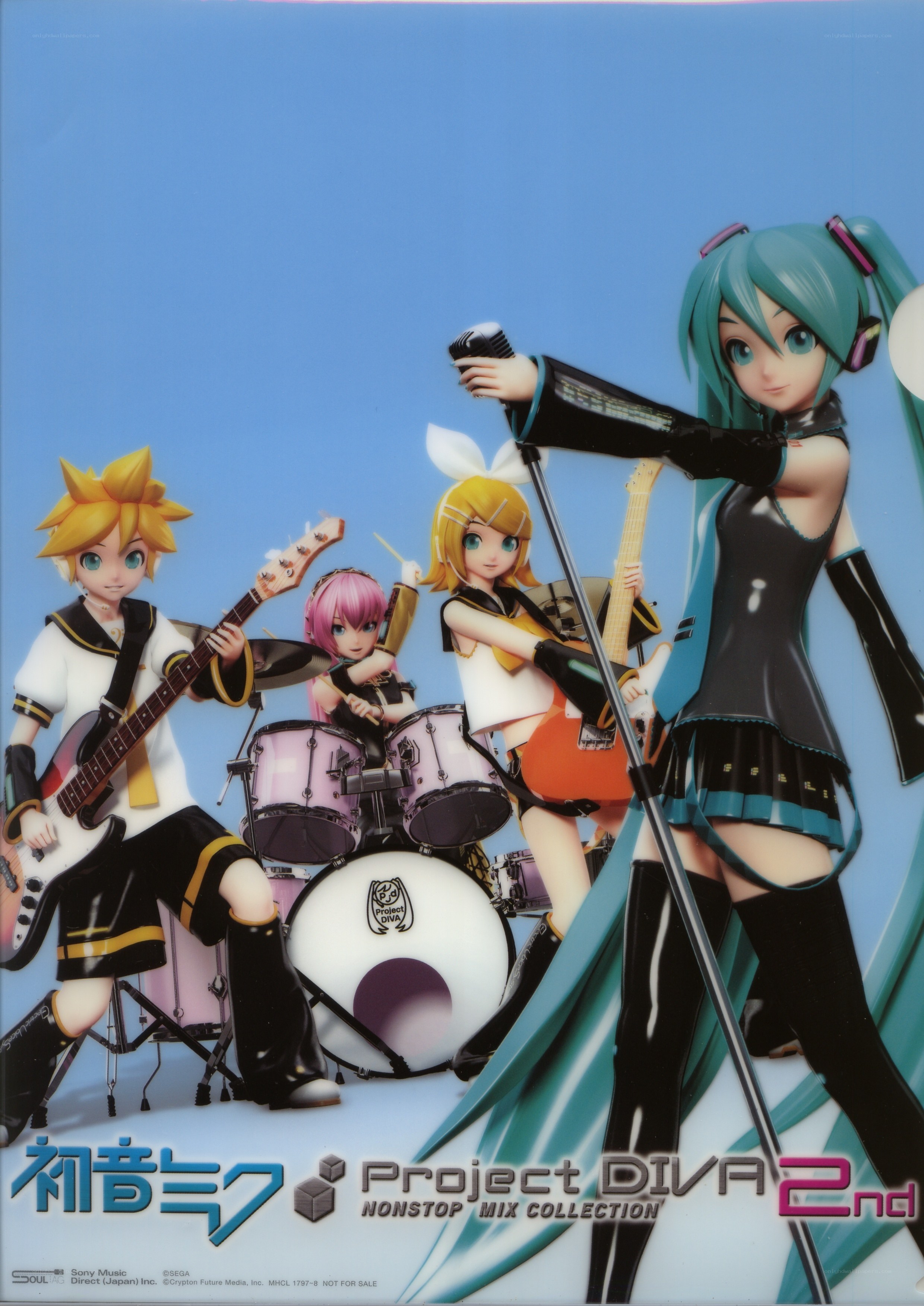 Hatsune Miku and band