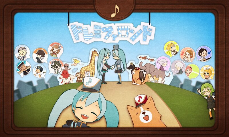 Hatsune Miku and friends