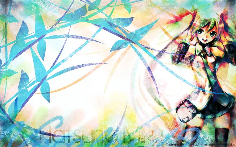 Hatsune Miku anime wallpaper