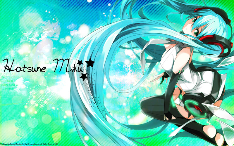 Hatsune Miku anime wallpaper