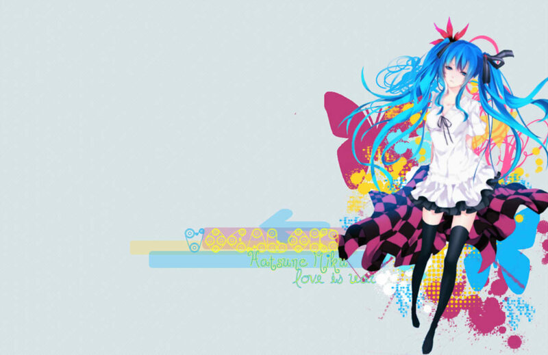 Hatsune Miku anime wallpaper